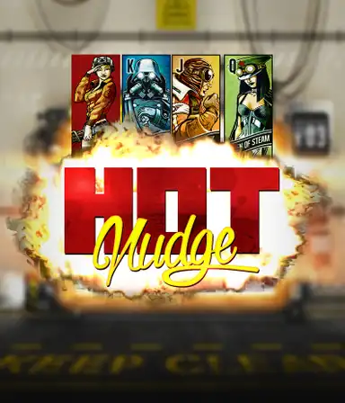 Step into the steampunk-inspired world of Hot Nudge Slot by Nolimit City, showcasing rich graphics of steam-powered machinery and industrial gears. Experience the thrill of nudging reels for bigger wins, along with striking characters like steam punk heroes and heroines. A unique take on slot gameplay, perfect for players interested in steampunk aesthetics.